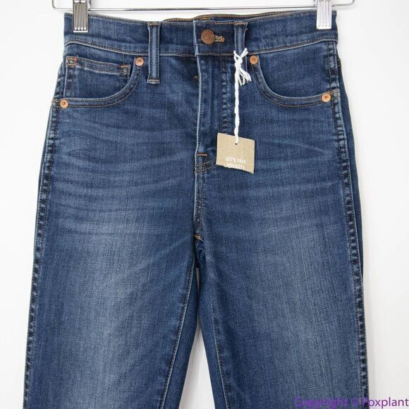NEW Madewell 10" High-Rise Skinny‎ Jeans in Danny Wash: TENCEL™ Denim, 23 - Picture 3 of 14